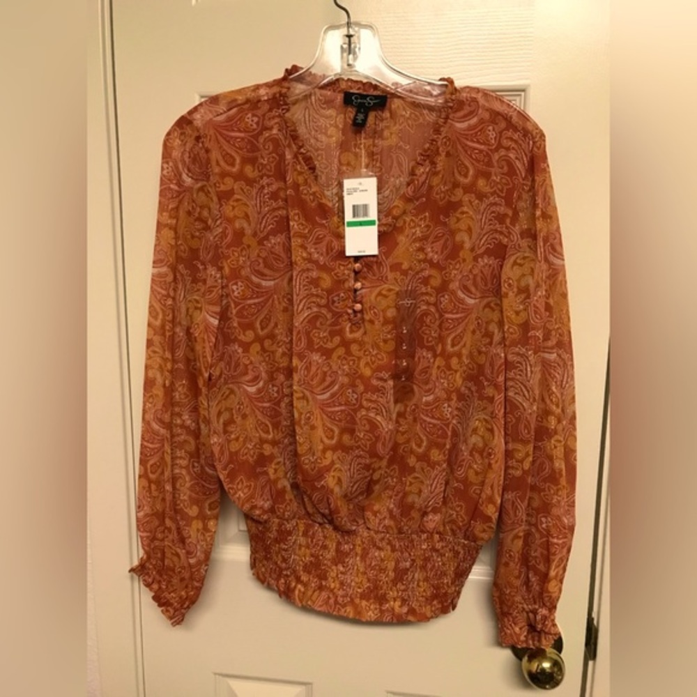 Jessica Simpson Blouse Size Large